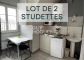 LOT DE 2 STUDETTES, Caen centre